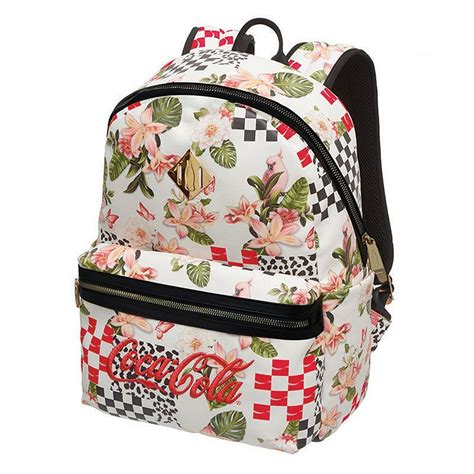 mochila coca cola feminina
